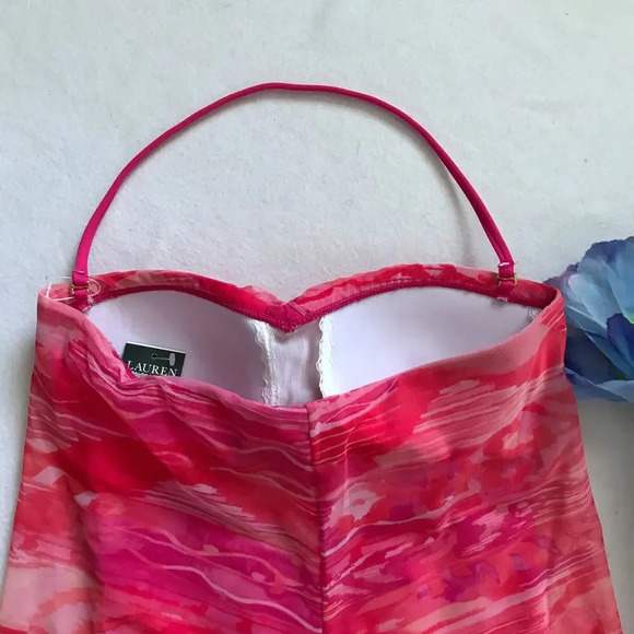 Lauren Ralph Lauren NWT One Piece Swim Suit Women 4 - Picture 6 of 14